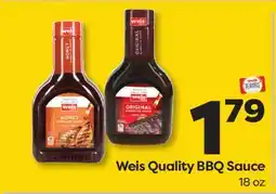 Weis Markets Weis Quality BBQ Sauce offer