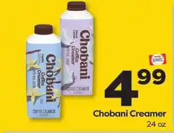 Weis Markets Chobani Creamer offer