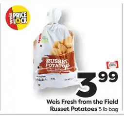 Weis Markets Weis Fresh from the Field Russet Potatoes offer