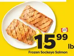 Weis Markets Frozen Sockeye Salmon offer