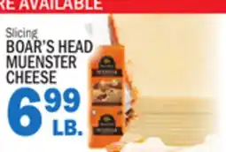 C Town Slicing BOAR'S HEAD Muenster CHEESE offer