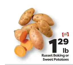 Weis Markets Russet Baking or Sweet Potatoes offer