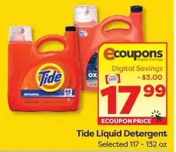 Weis Markets Tide Liquid Detergent offer