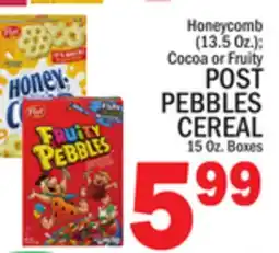 C Town POST PEBBLES CEREAL offer