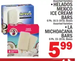 C Town • HELADOS MEXICO ICE CREAM BARS • LA MICHOACANA BARS offer