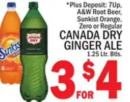 C Town CANADA DRY GINGER ALE offer