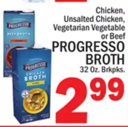 C Town PROGRESSO BROTH offer