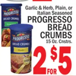 C Town PROGRESSO BREAD CRUMBS offer