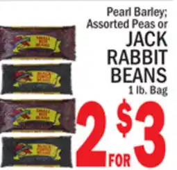 C Town PEARL BARLEY ASSORTED PEAS OR JACK RABBIT BEANS offer