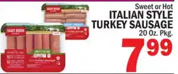 C Town ITALIAN STYLE TURKEY SAUSAGE offer
