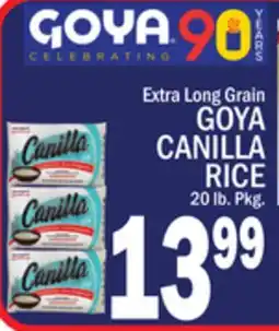 C Town Extra Long Grain GOYA CANILLA RICE offer