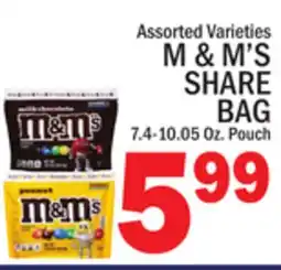 C Town M & M'S SHARE BAG offer