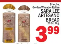C Town SARA Lee ARTESANO BREAD offer