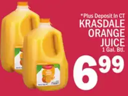 C Town KRASDALE ORANGE JUICE offer