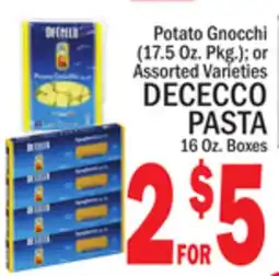 C Town DECECCO PASTA, 16 Oz. Boxes offer