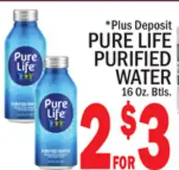 C Town PURE LIFE PURIFIED WATER offer