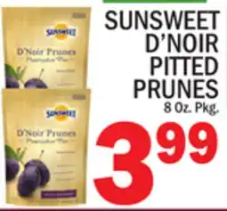 C Town SUNSWEET D'NOIR PITTED PRUNES offer