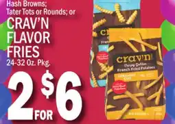 C Town CRAV'N FLAVOR FRIES offer