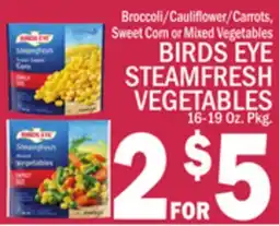 C Town BIRDS EYE STEAMFRESH VEGETABLES offer