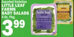 C Town LITTLE LEAF FARMS BABY SALADS offer
