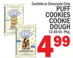 C Town CONFETTI OR CHOCOLATE CHIP PUFF COOKIES COOKIE DOUGH offer