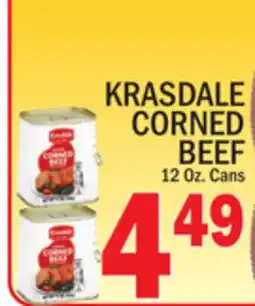 C Town KRASDALE CORNED BEEF offer