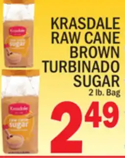 C Town KRASDALE RAW CANE BROWN TURBINADO SUGAR offer