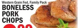C Town BONELESS PORK CHOPS offer