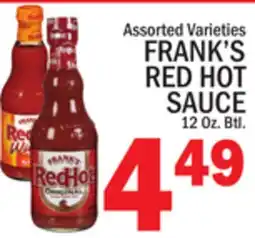 C Town FRANK'S RED HOT SAUCE offer
