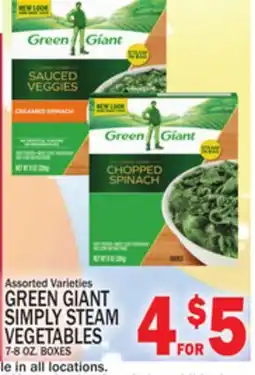 C Town GREEN GIANT SIMPLY STEAM VEGETABLES offer