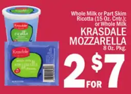 C Town KRASDALE MOZZARELLA offer