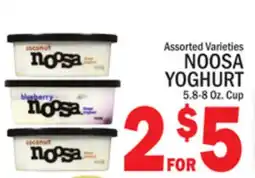 C Town NOOSA YOGHURT offer