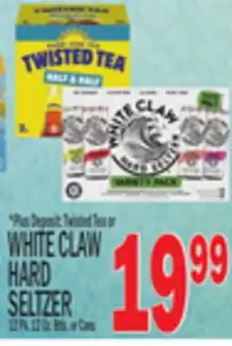 C Town WHITE CLAW HARD SELTZER offer