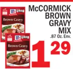C Town McCORMICK BROWN GRAVY MIX offer