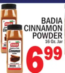 C Town BADIA CINNAMON POWDER offer