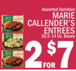 C Town MARIE CALLENDER'S ENTREES offer