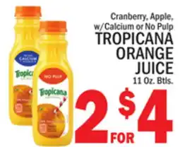 C Town TROPICANA ORANGE JUICE offer