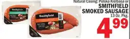 C Town SMITHFIELD SMOKED SAUSAGE offer