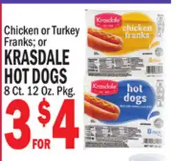 C Town KRASDALE HOT DOGS offer