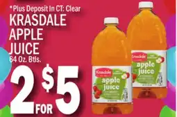 C Town KRASDALE APPLE JUICE offer