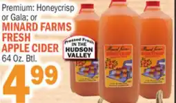 C Town MINARD FARMS FRESH APPLE CIDER offer