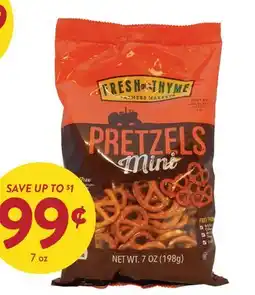 Fresh Thyme FRESH THYME PRETZELS Mini offer