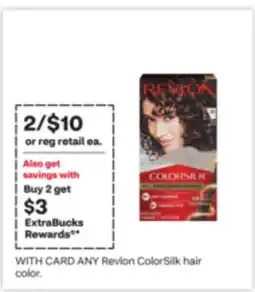 CVS ANY Revlon ColorSilk hair color offer
