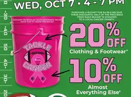 Runnings TACKLE CANCER offer