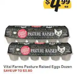 Winn Dixie Vital Farms Pasture Raised Eggs Dozen offer
