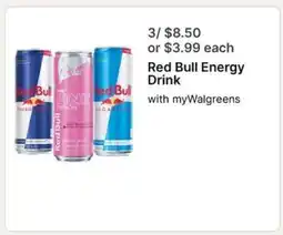Walgreens Red Bull Energy Drink offer