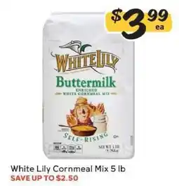 Winn Dixie White Lily Cornmeal Mix 5 lb offer
