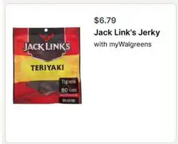 Walgreens Jack Link's Jerky offer