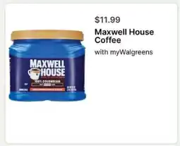 Walgreens Maxwell House Coffee offer