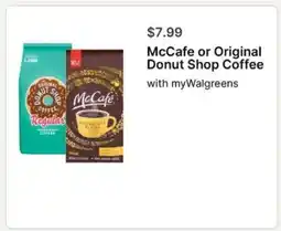 Walgreens McCafe or Original Donut Shop Coffee offer